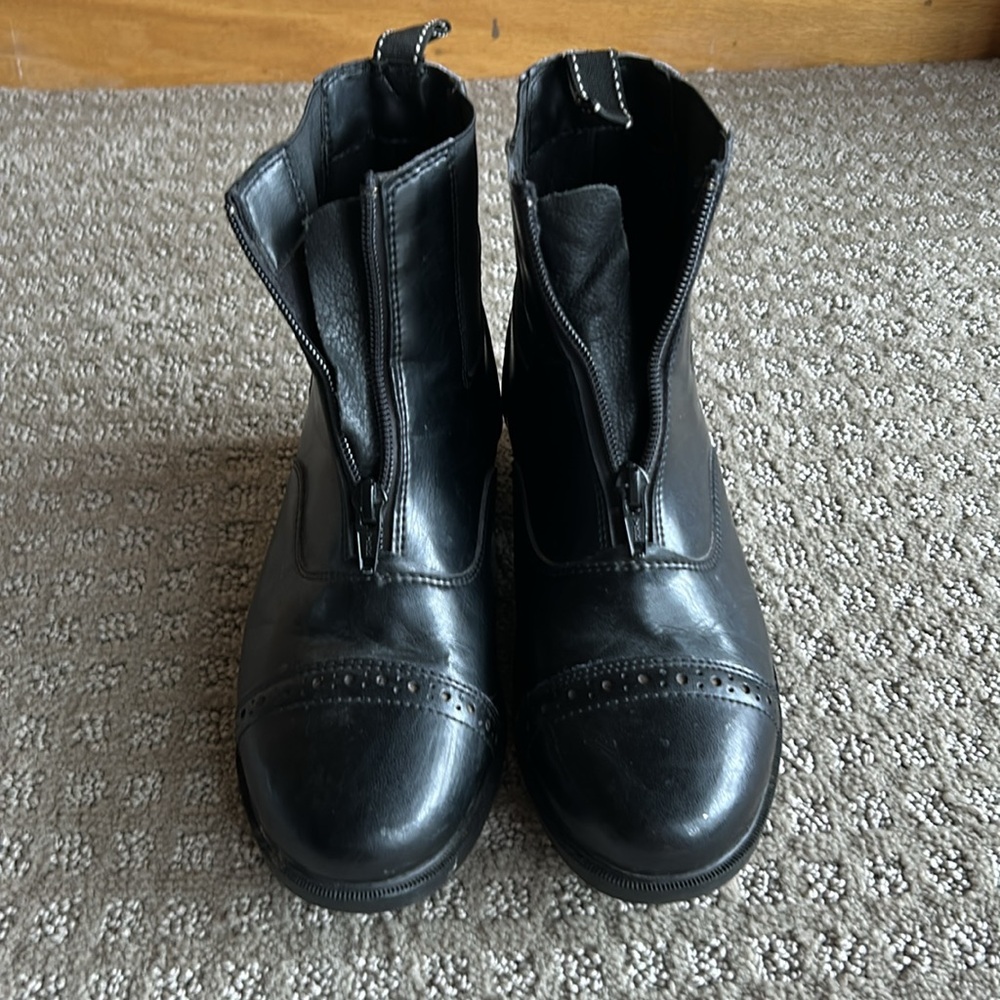 Dover Saddlery Riding Sport Black Size 4 Children's Riding Boots